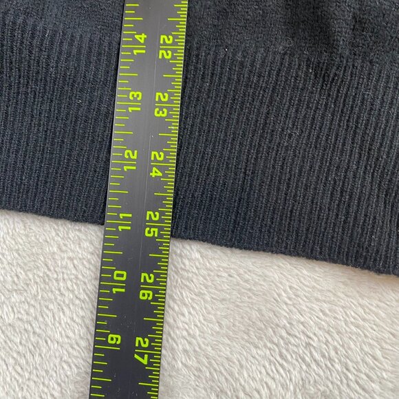 Jaymar Sport Mens Sweater Vest L Lambswool Argyle V-Neck Black Knit Classic - Picture 5 of 8